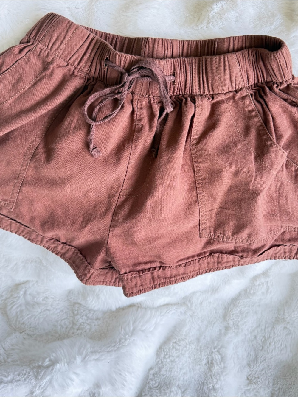 Source Unknown Rusty Rose Athletic Drawstring Shorts
